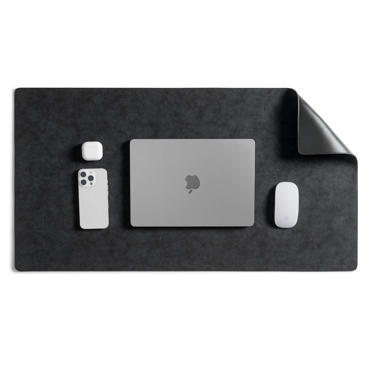 DailyObjects Reversible Desk Matte Sand Premium Vegan Leather Desk Mat|Anti-Skid|Anti-Slip|85 * 45cm|