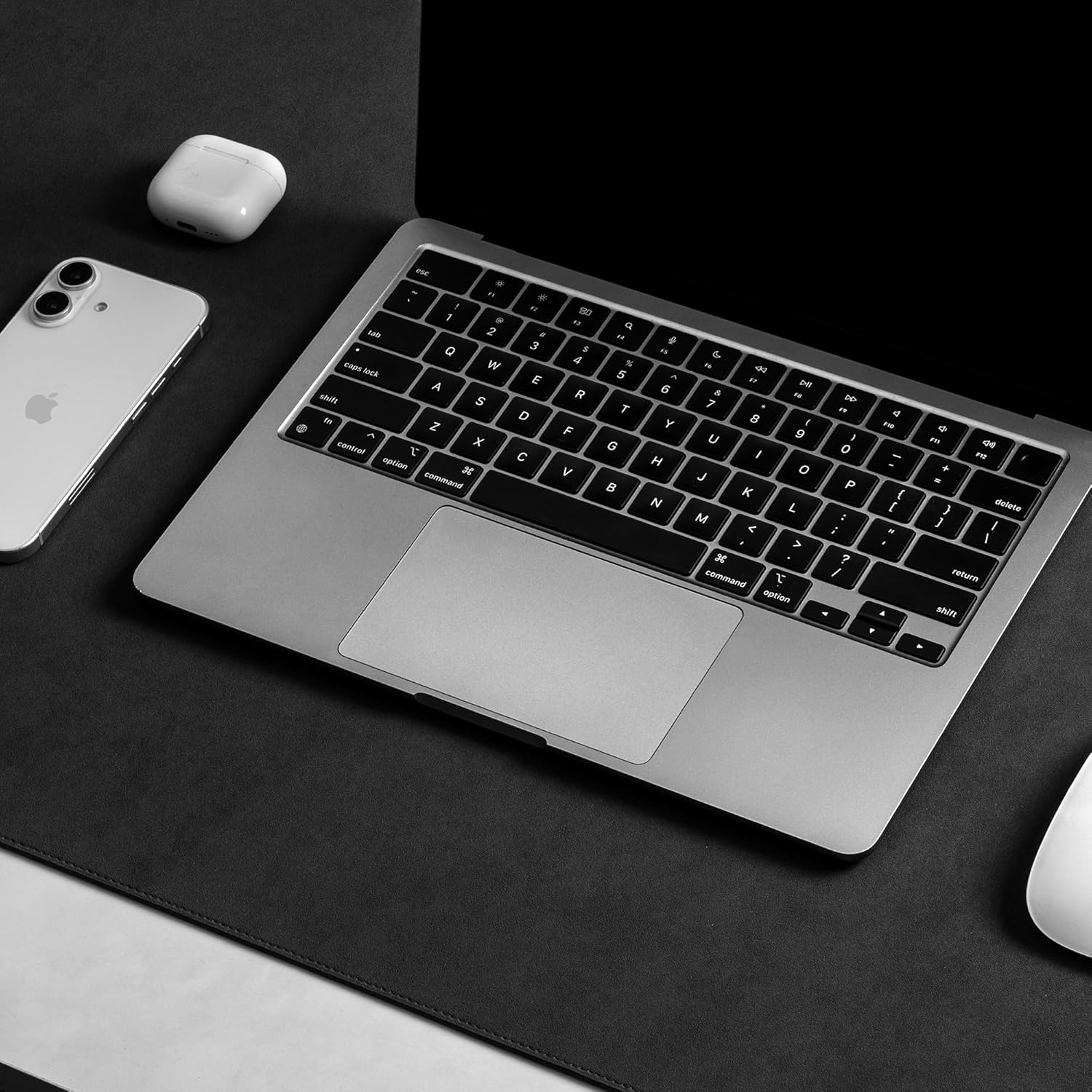 DailyObjects Reversible Desk Matte Sand Premium Vegan Leather Desk Mat|Anti-Skid|Anti-Slip|85 * 45cm| - Image 4